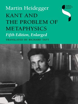 cover image of Kant and the Problem of Metaphysics, Enlarged